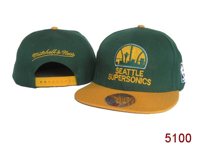 Seattle SpuerSonics Snapback Hat SG 3853